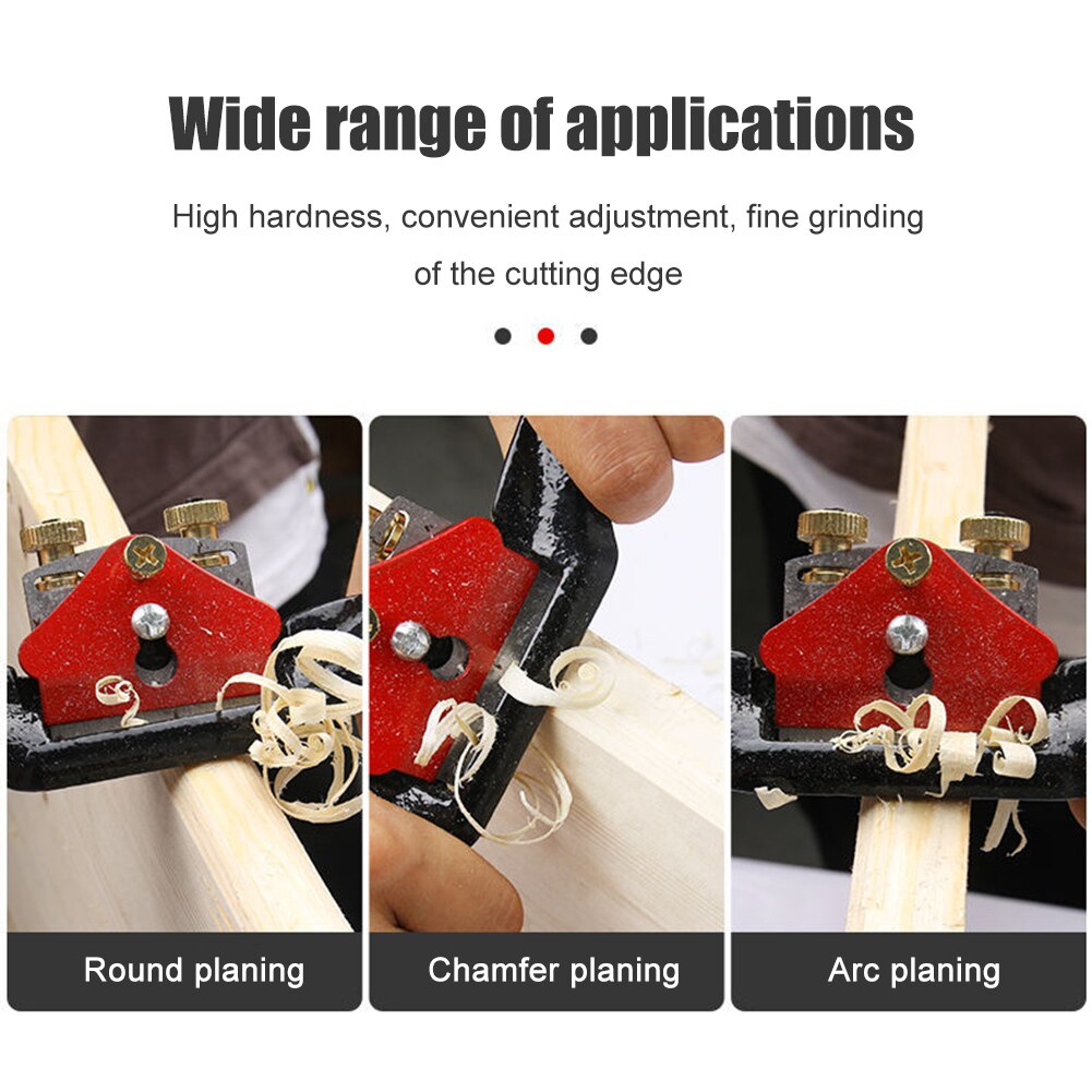 Portable Adjustable Plane Deburring 9 Inch Hand Planer Spokeshave Bottom Edge Trimming Chisel Tool For Carpenter Manual Tools
