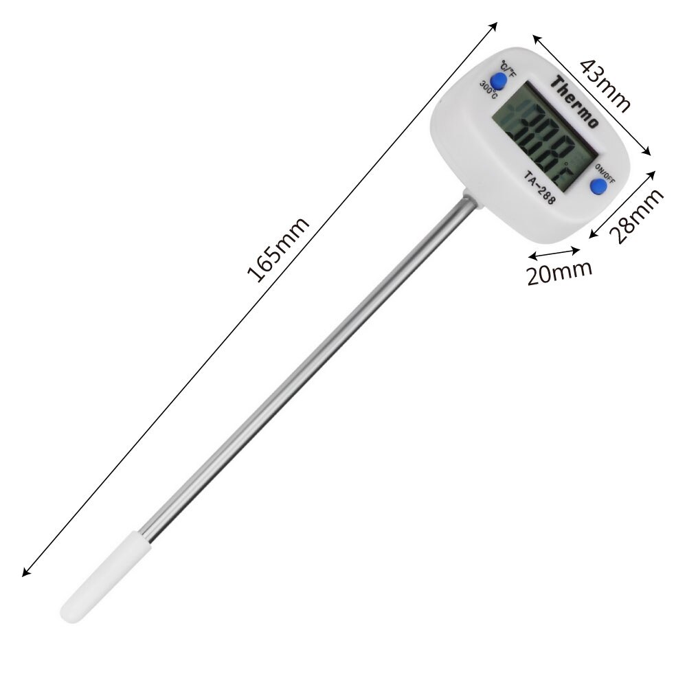 LCD Display Digital Probe For BBQ Cooking Thermometer Food Temperature Sensor Temperature Instrument Kitchen Tool