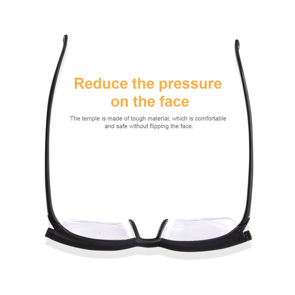 Adjustable Strength Lens Eyewear Variable Focus Distance Vision Zoom Glasses Protective Magnifying Glasses with Storage Bag