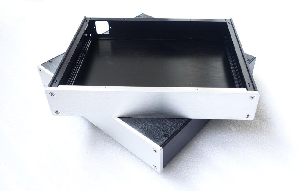 4 Piedini In Alluminio Per Altoparlanti E Giradischi - 40x20mm - Con Gomma Antiscivolo - Nero - Foto 5