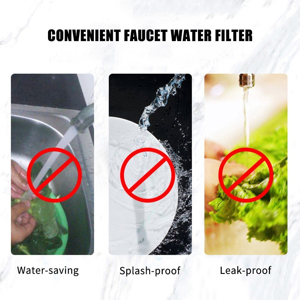 Kran vattenfilter renare kök kran filtrering aktivt kol avlägsnar klorfluorid vatten mjukgörare vatten kran filter