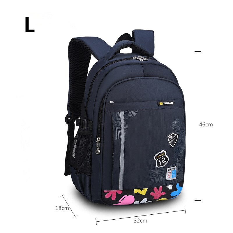 elementary school backpack for boy girl waterproof book bag kids school bag reflective strip student backpack for boys