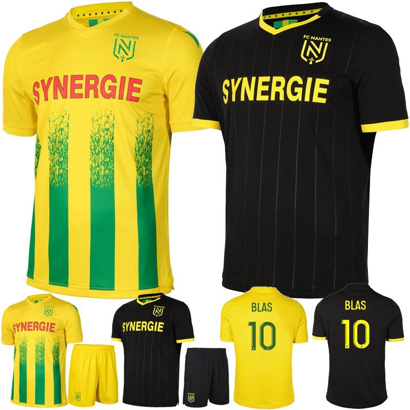 Nuovo arrivato 2020 per gli adulti T-Shirt per Nantes Maillot de piede 2020 2021 Maglia da calcio shirt da uomo Camiseta de futbol camicia