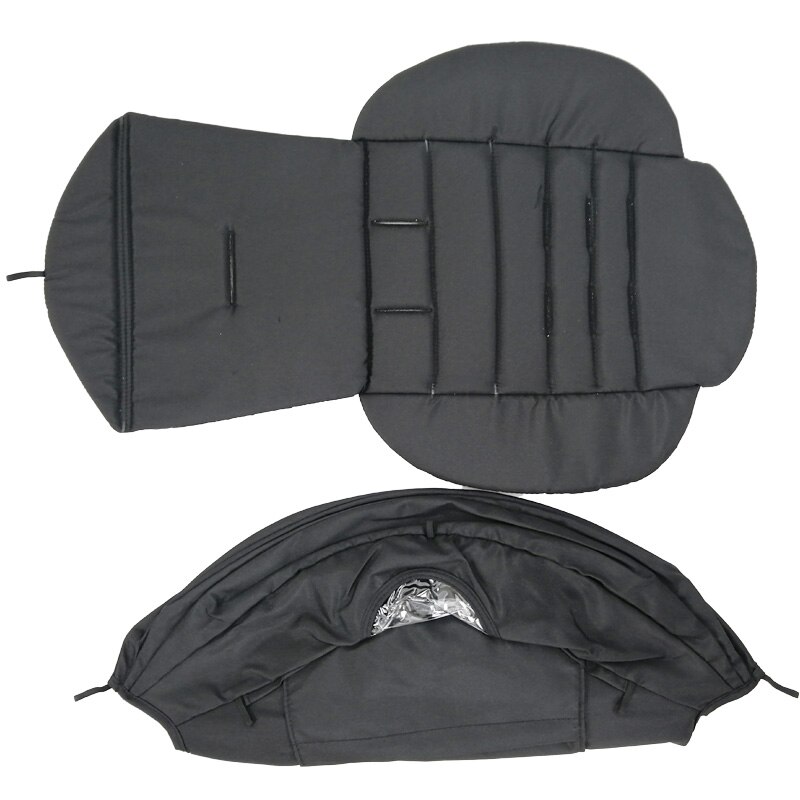 Capota de cochecito y colchón de 175 grados para Babyzen Yoyo Yoya Babytime con cremallera trasera, accesorios de cochecito de bebé: black