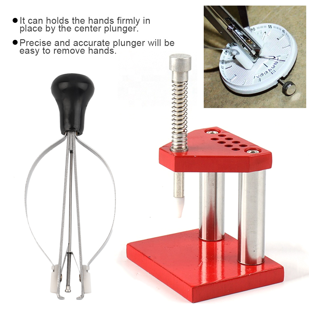 Horloge Hand Plunger Puller Remover Opener Hand Set Gelegeerd Staal Fitter Horloge Reparatie Tool voor Horlogemaker Horloge Hand Verwijderen Tool