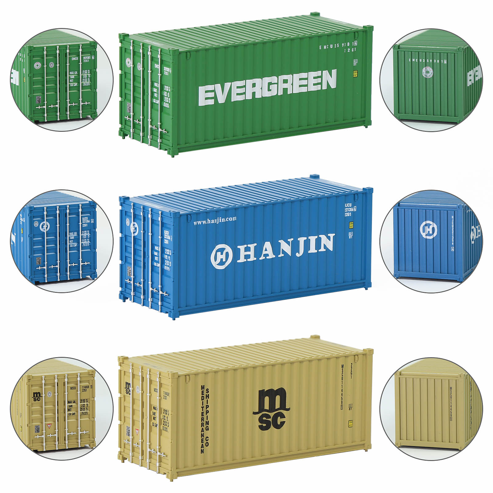 1pc ho Skala 20ft Container Modell Eisenbahn Zubehör 1:87 20 Fuß Container C8726