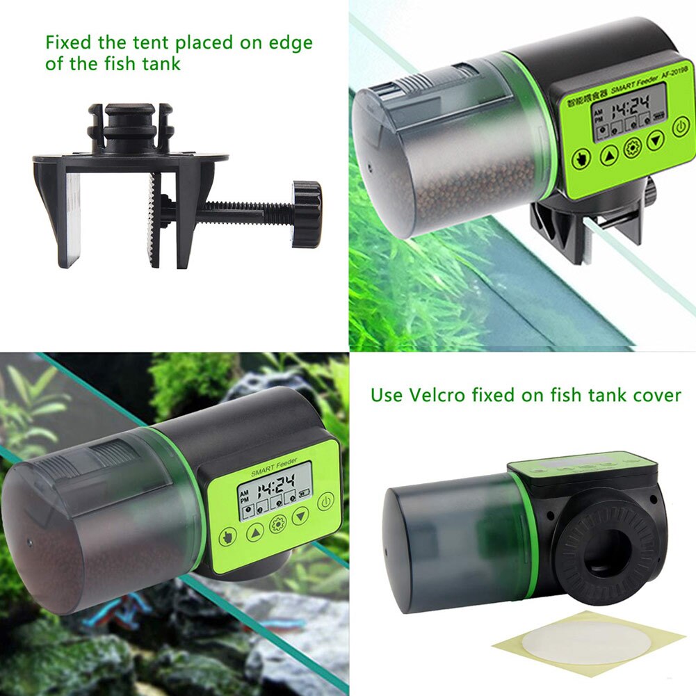 Automatic Fish Feeder Electric Auto Fish Feeder Aquarium Food Dispenser HY99