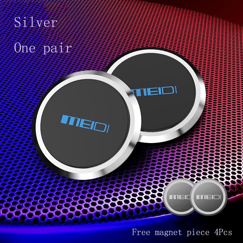 Auto Telefon Halterung Instrument Tafel Lenkrad Halterung für Huawei Xiaomi IPhone Magnetische Smartphone Halterung: Silber- 2Stck