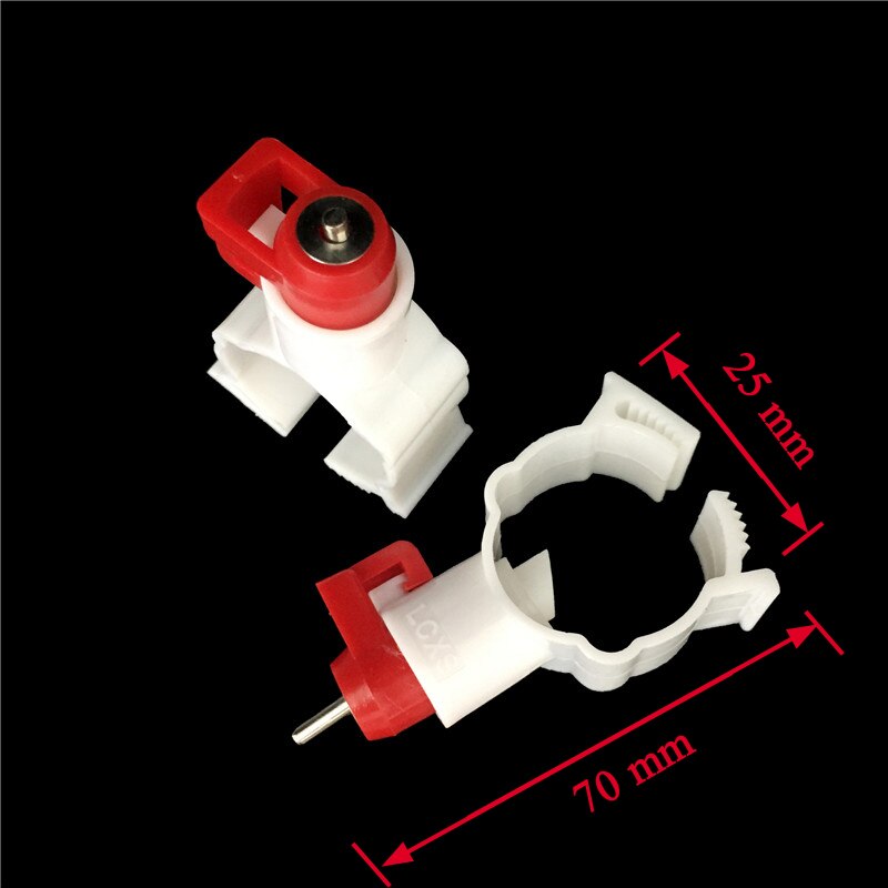 100pcs Water Ball Nipple Chicken Feeders Drinkers Chicken Coop Feeder Screw Drinkers Waterer 360 Angle Fast