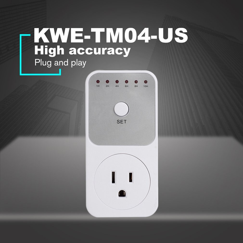 Mini led 230v 16a 1h-10h ajastin kytkin pistorasia pistorasia plug-in ajan ohjaus keittiön sähkölaitteet eu us uk pistoke: Meille