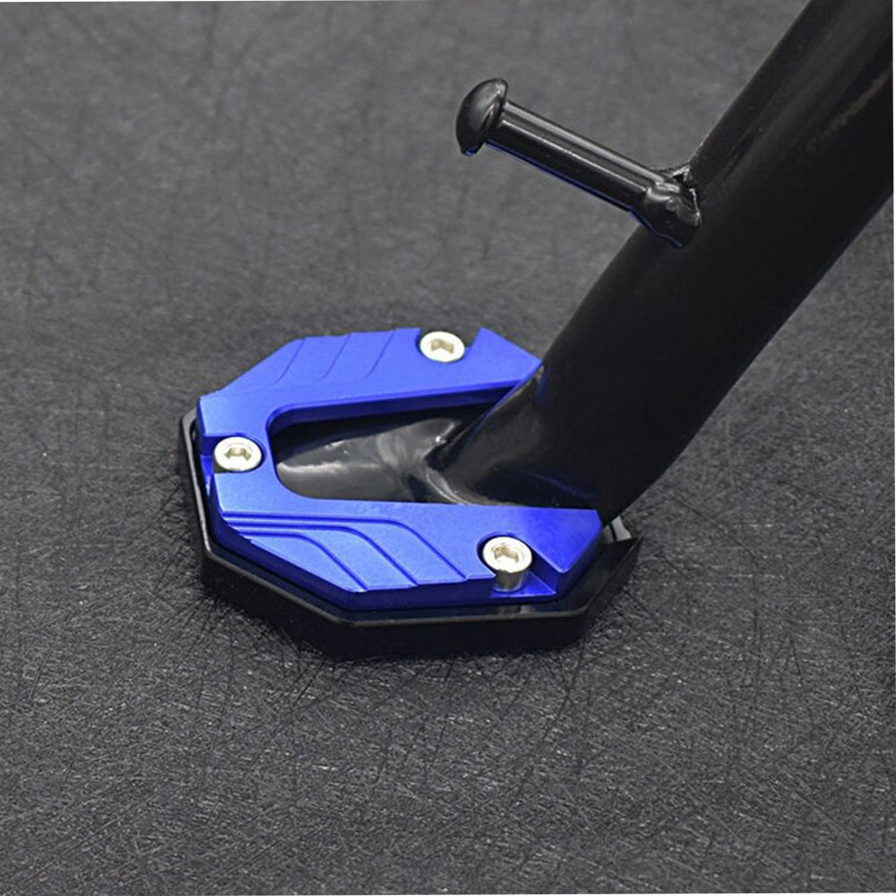 Aluminium Motorcycle Bike Kickstand Extender Voet Zijstandaard Extension Voet Pad Ondersteuning Plaat Motor Accessoires Parkeren