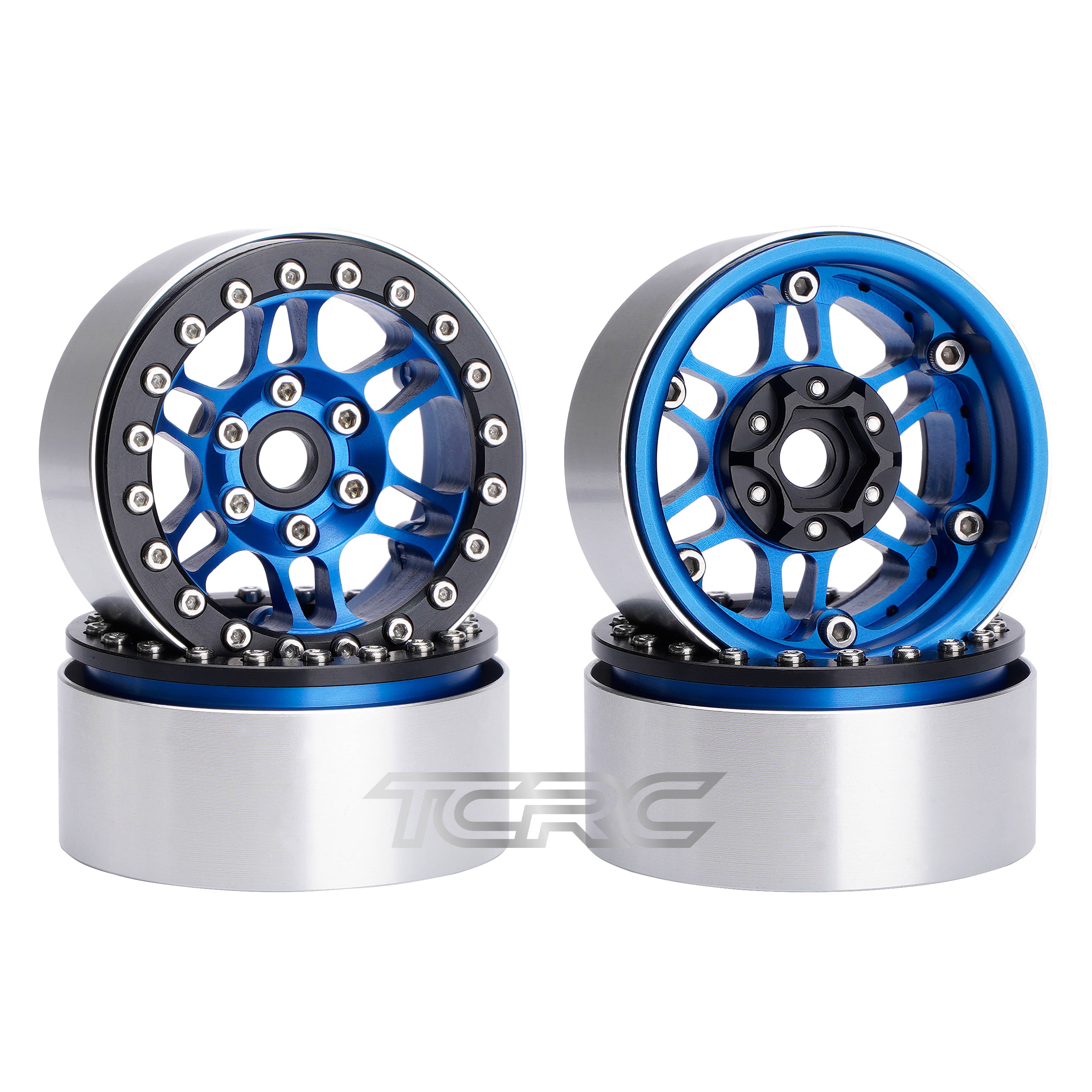 Tcrc 4Pcs Aluminium 1.9 &quot;Hoge Massa Rc Beadlock Wiel Hubs Voor 1/10 Rc Crawler Auto Traxxas TRX4 TRX6 axiale SCX10 Tamiya CC01