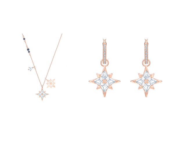 Mulier Romantic Jewelry Girls Crystal Star Earrings Necklace Bracelet 549337 5452 549438 Bijoux Femme: 7