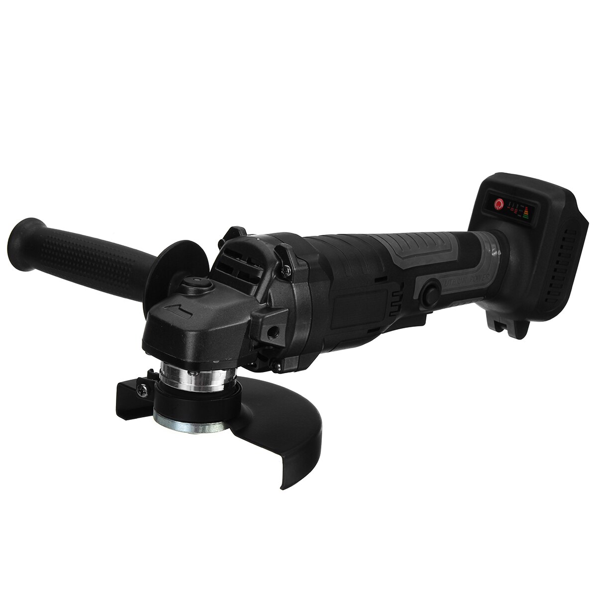 800W 125mm 3 Speed Brushless Cordless Impact Angle Grinder 11000rpm For Makita Battery DIY Power Tool Cutting Machine Polisher: Black