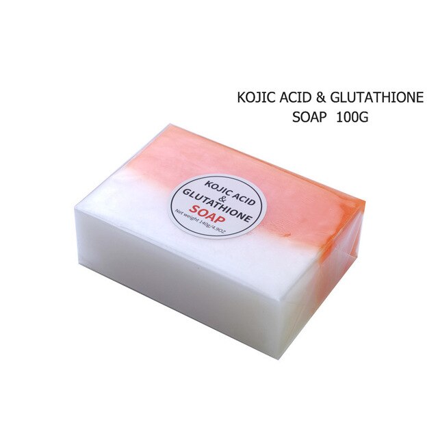 Whitening Skin Kojic Acid Soap Handmade Soaps Glutathione Facial Bath Soap Antibacterial Cleanser