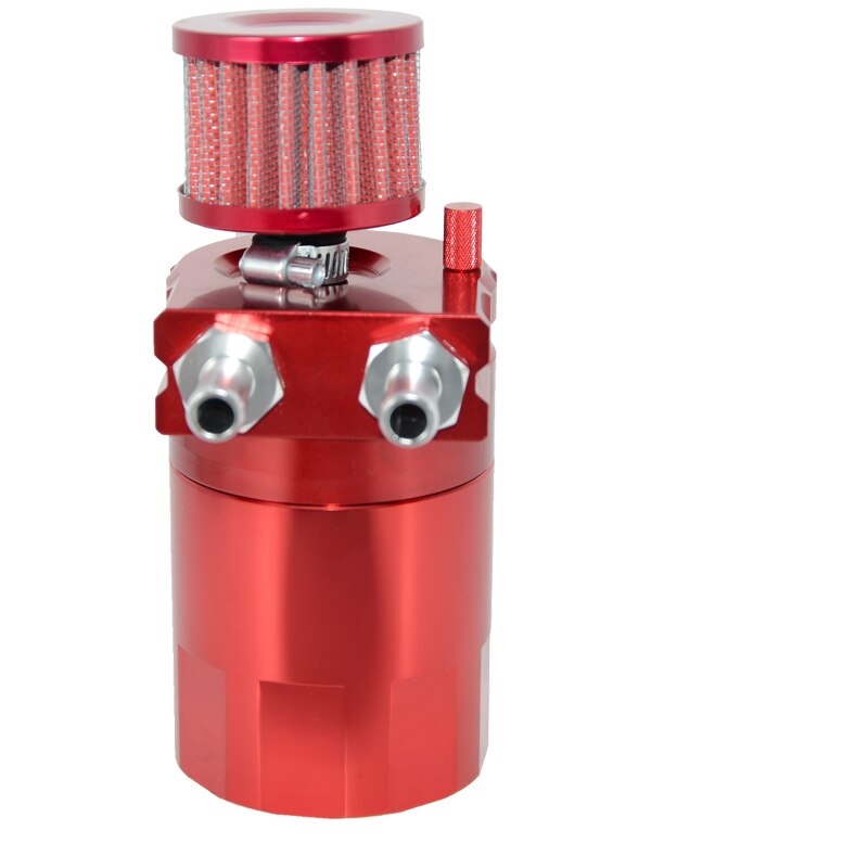 Aluminium déflecteur universel voiture huile attraper peut réservoir réservoir noir/rouge/bleu/argent