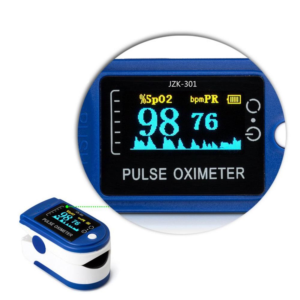 Digitale Vingertop Pulsoxymeter Led Display Bloed Zuurstof Sensor Verzadiging SpO2 Monitor Meting Meter Draagbare