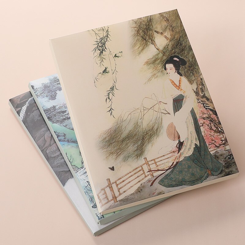 100Sheets A4 Hard Pen Calligraphy Practice Writing Letter StationeryAncient Poems Craft Mi Zi Ge Fountain Pen Practice Paper