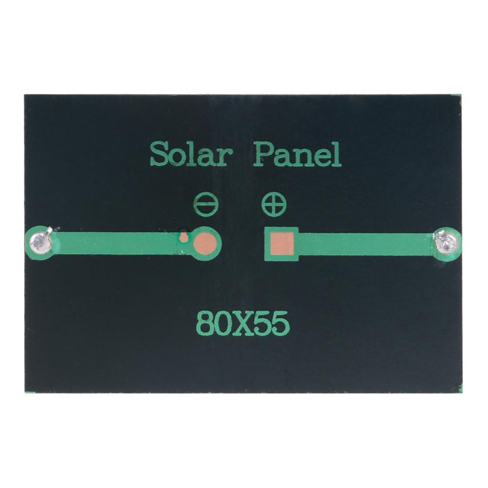 0.6w 5v solceller polykristallina gör-det-själv solpanelssystem laddare epoxiplatta för gatuannonsering innergårdslampa belysning