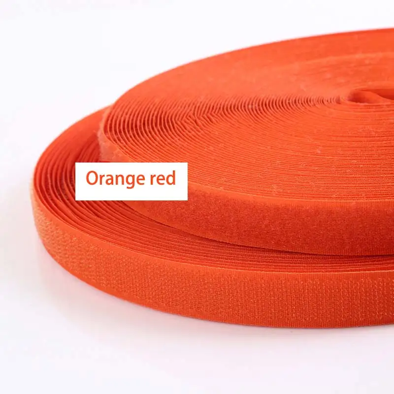 2M/Pairs Colorful Sew On Hook and Loop Tape Non-Adhesive Fastening Nylon Fabric Tape DIY Craft Interlocking Tape Sewing Fastener: Black Nickel