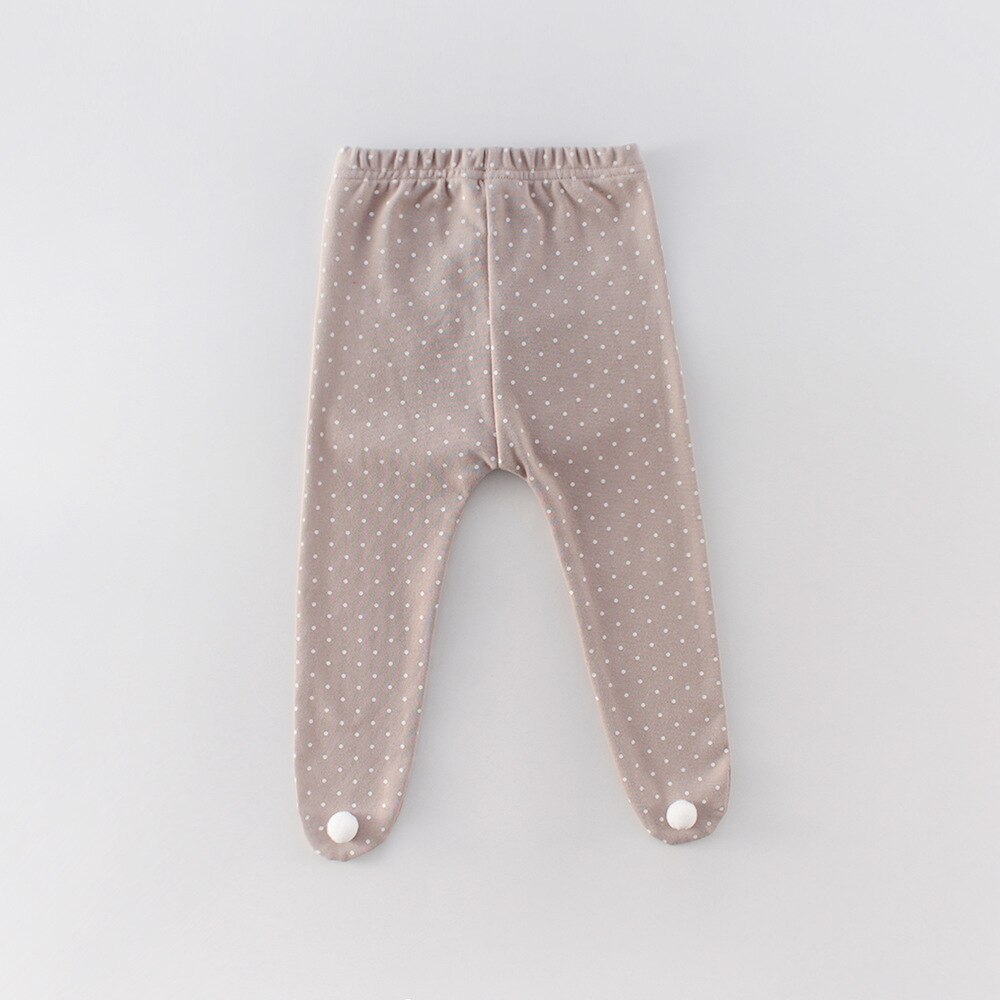 Hoge Taille Lange Broek Kinderen Broek Baby Meisjes Jongens Leggings Katoenen Broek Lente Herfst Kinderen Meisje Broek: Apricot / 9m