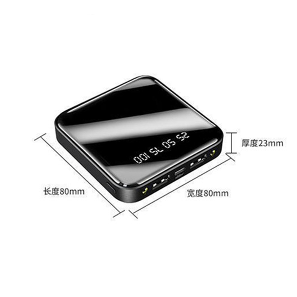 Mini Power Bank 60000 MAh Small Power Bank Dual USB For iPhone Samsung And Xiaomi Digital Display External Portable Charger
