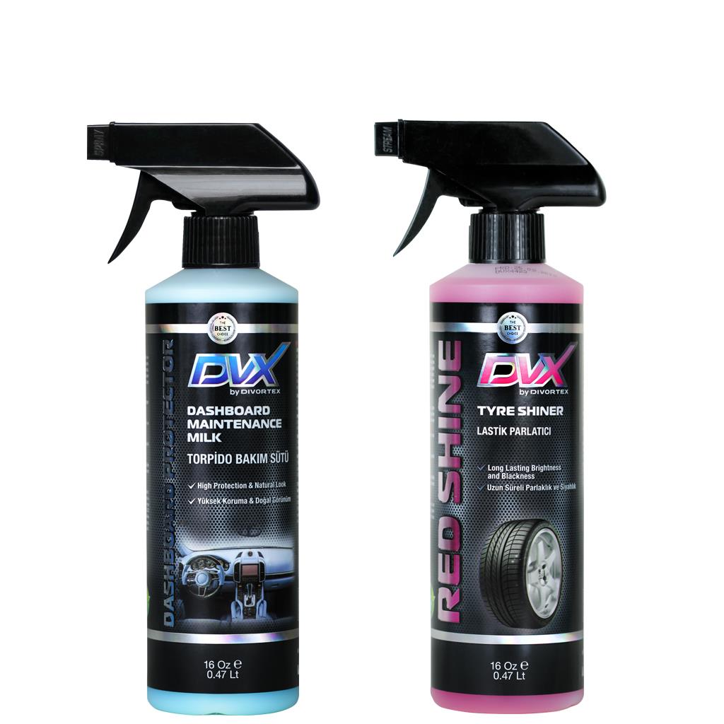 Kit de cuidado de automóviles DVX, pulidor de neumáticos y Torpedo, 16 Oz