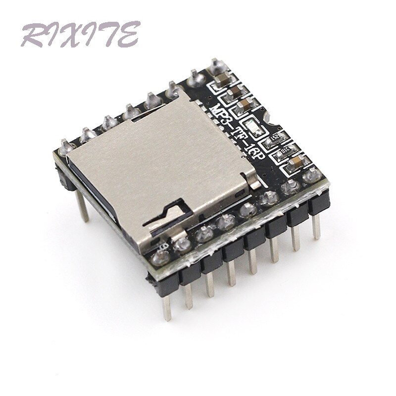 Mini MP3 Df Speler Module Board MP3 Audio Voice Decoderen Board Voor Arduino Ondersteunen Tf Card U-Disk Io/Seriële Poort/Ad Dfplayer