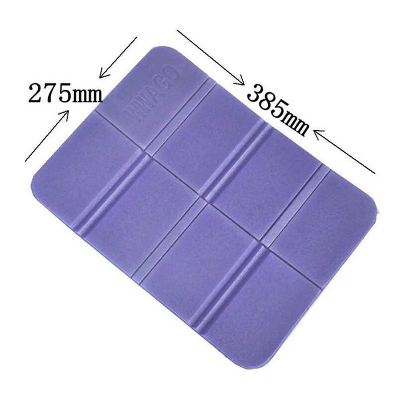 Foldable Camping Mat Portable Small Cushion Moisture-Proof Waterproof Prevent Dirty Picnic Mat Beach Pad for picnic: Paars