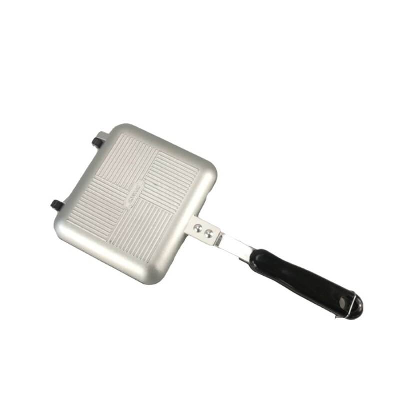 Røykfri stekepanne egnet for gass husholdning sandwich toast form toast brød bakebrett non-stick aluminium flip pannekake panne