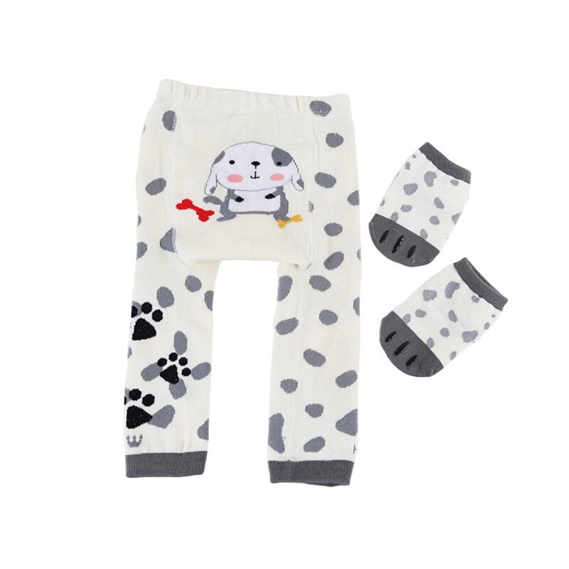 2 pièces bébé filles garçons Leggings belle solide Catoon coton filles collants enfants bébé filles pantacourt chaussettes ensembles offre spéciale: MW / 0-2T