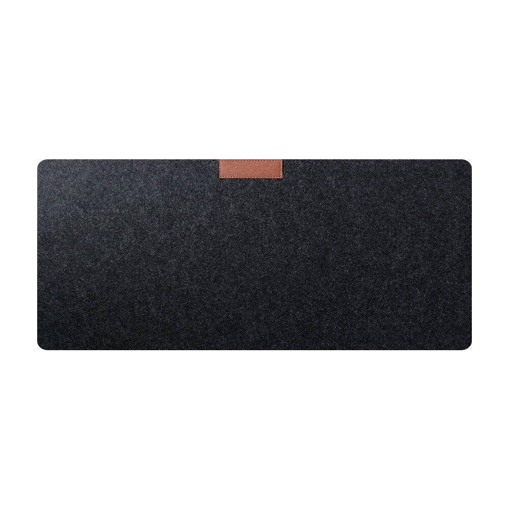 Large Size 320*700mm Office Mouse Pad Anti-slip Mousepad Anti-wash Felt Non-woven Game Desk Mat For Desktop PC Computer Laptop: Dark grey