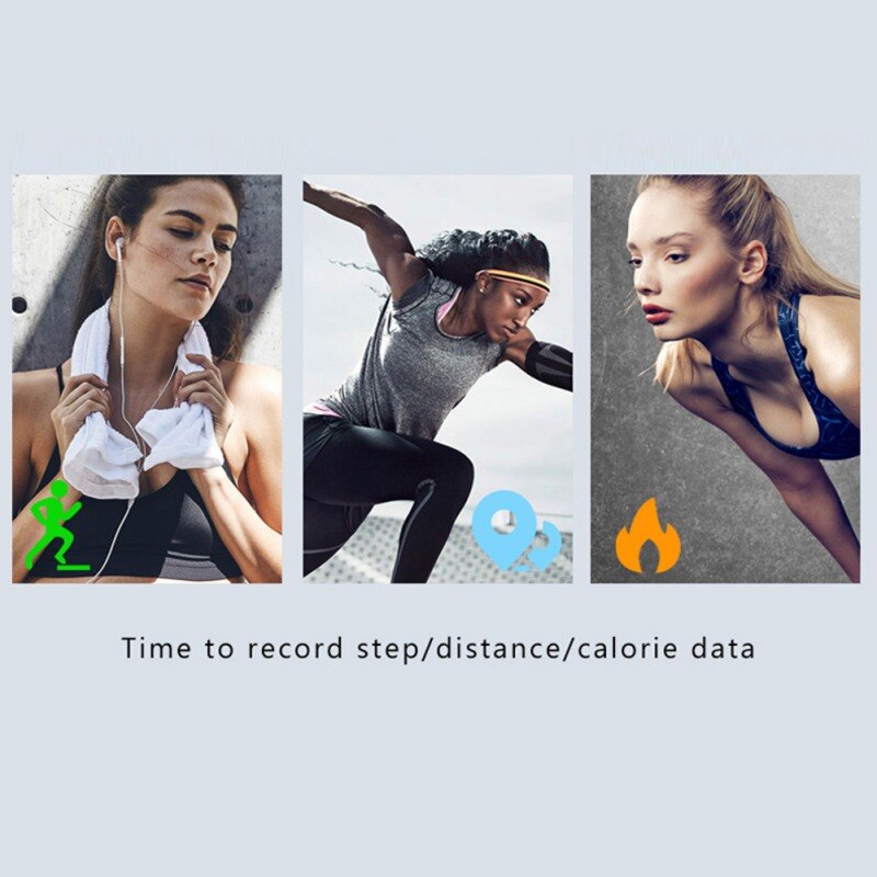 J10 Smart Bracelet Steps Fitness Tracker Sleep Monitoring Waterproof Smart Wristband Passometer Sport Band Watch for iPhone X