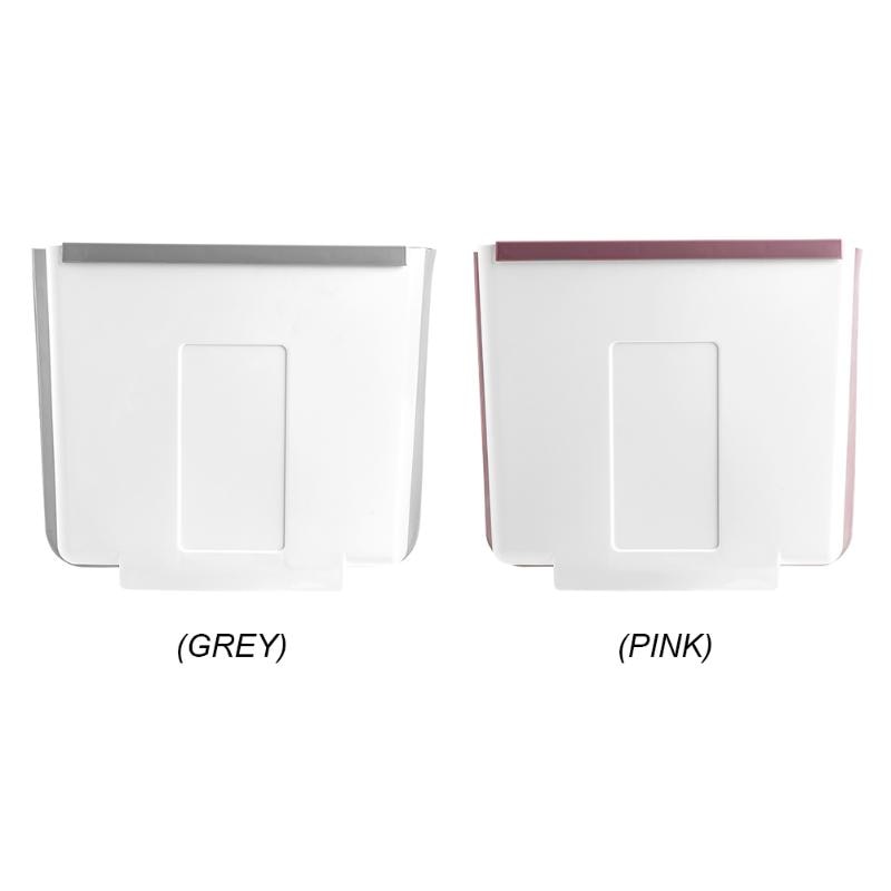 Folding Dustbin Kitchen Cabinet Door Hanging Dustbin Toilet Toilet Garbage Collection Hanging in Kitchen Door Cabinet Door