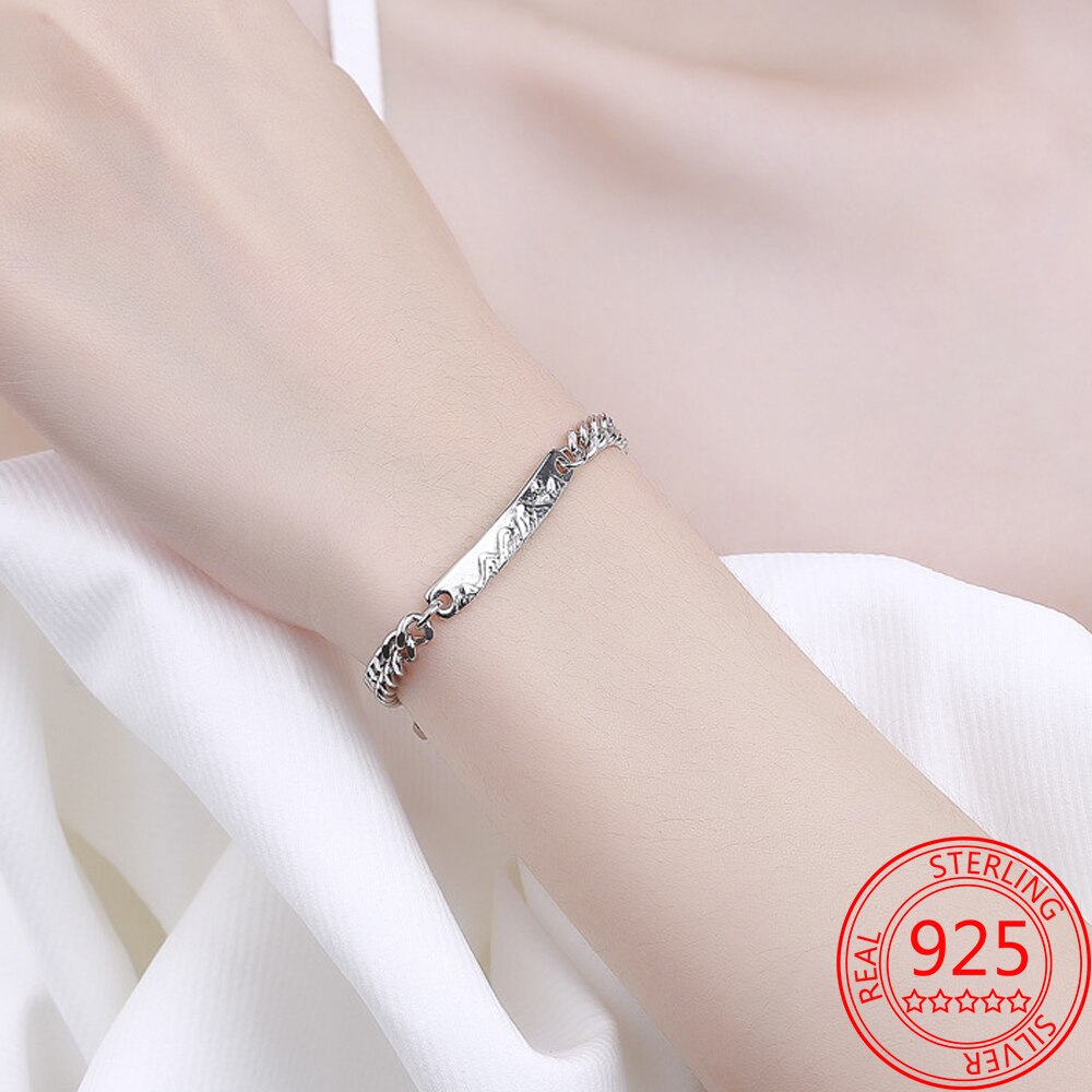 Authentieke 925 Sterling Zilver Landschapsschilderkunst Beroemde Ketting Armband Vrouwen Verklaring Mode-sieraden