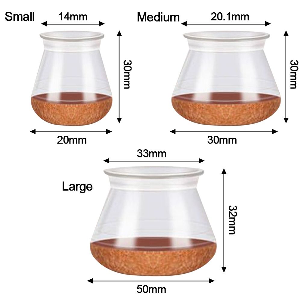 Bank Siliconen Stoelpoot Hoezen Transparant Reduceren Lawaai Tafel Voetbedekking Bank Antislip Meubelkussentjes