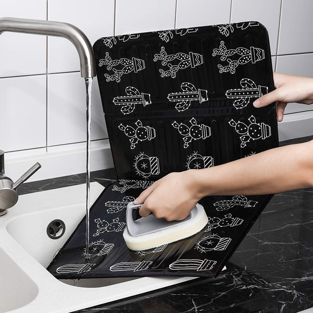 25 # Home Keuken Kachel Folie Plaat Voorkomen Olie Splash Koken Baffle Keuken Tool Aluminiumfolie Olie Splash Guard voor Keuken