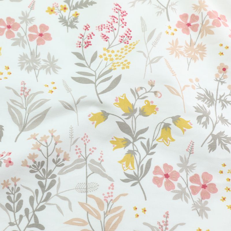 235CM*50CM floral lattice cotton fabric sewing baby cloth infant linens kids bedding fabric cushion patchwork fabric tissue