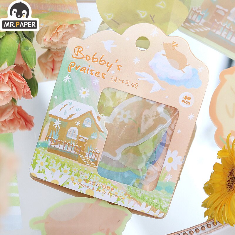 Sig.carta 4 design impostato spento con a sogno serie di Bronzing animale domestico grandi adesivi mini adesivi decorazione materiale adesivo fai-da-te