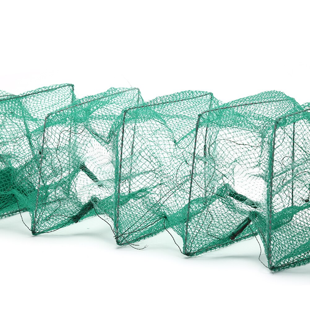 2.4M Crab Crayfish Lobster Catcher Live Trap Fish Net Foldable Portable Fishing Net Eel Prawn Lure Nets