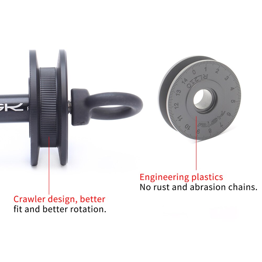 Bike Chain Washer Keeper Mtb Racefiets Ketting Houder Keeper Spanner Fiets Dummy Slapen Hub Voor Quick Release & Barrel as