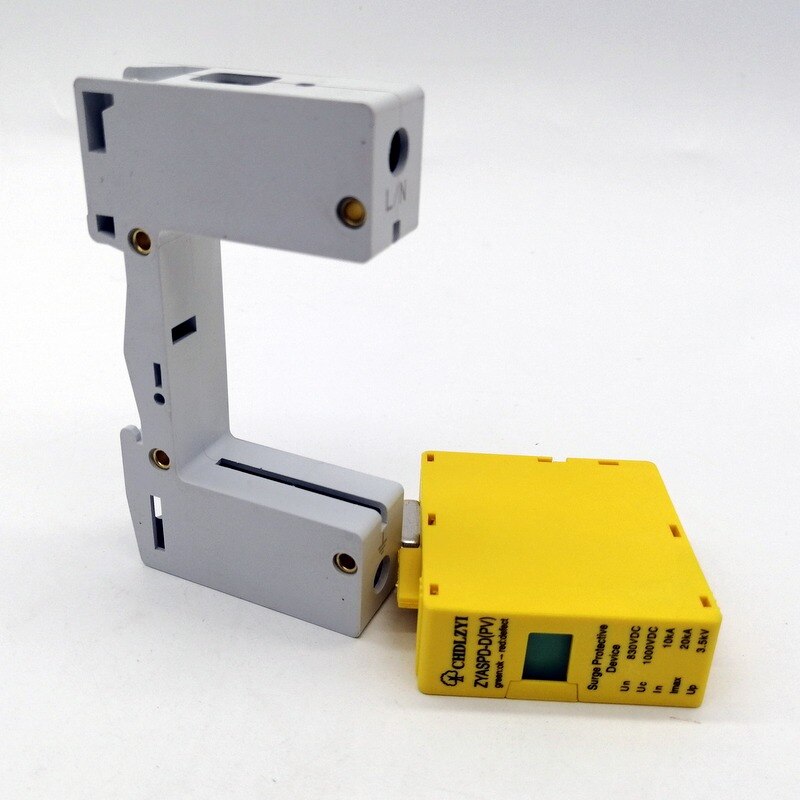 Spd  dc 500v 800v 1000v 1 p 10 ~ 20ka overspanningsbeveiliging gerätableiter niedrigen spannung haus 3- polige overspanningsbeveiliging blitzschutz