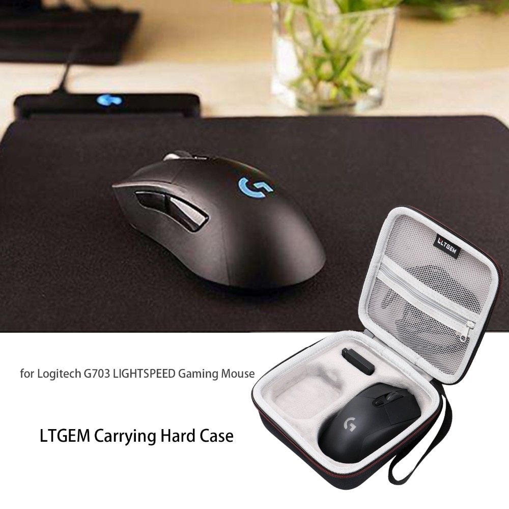 Ltgem Eva Hard Case Voor Logitech G703 Lightspeed Gaming Mouse-Reizen Beschermende Draagtas Opbergtas