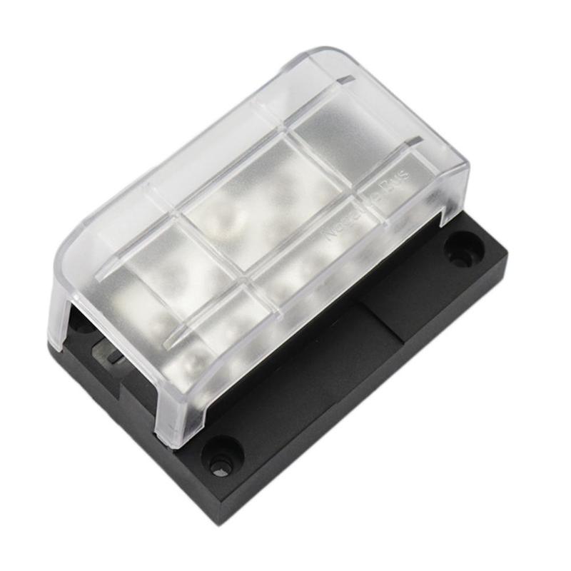 Dc32V 100A Car Marine 12 Way Negative Bus Bar Modular Power Distribution Block Terminals For Atp Truck Rv 6Way Fuse Block