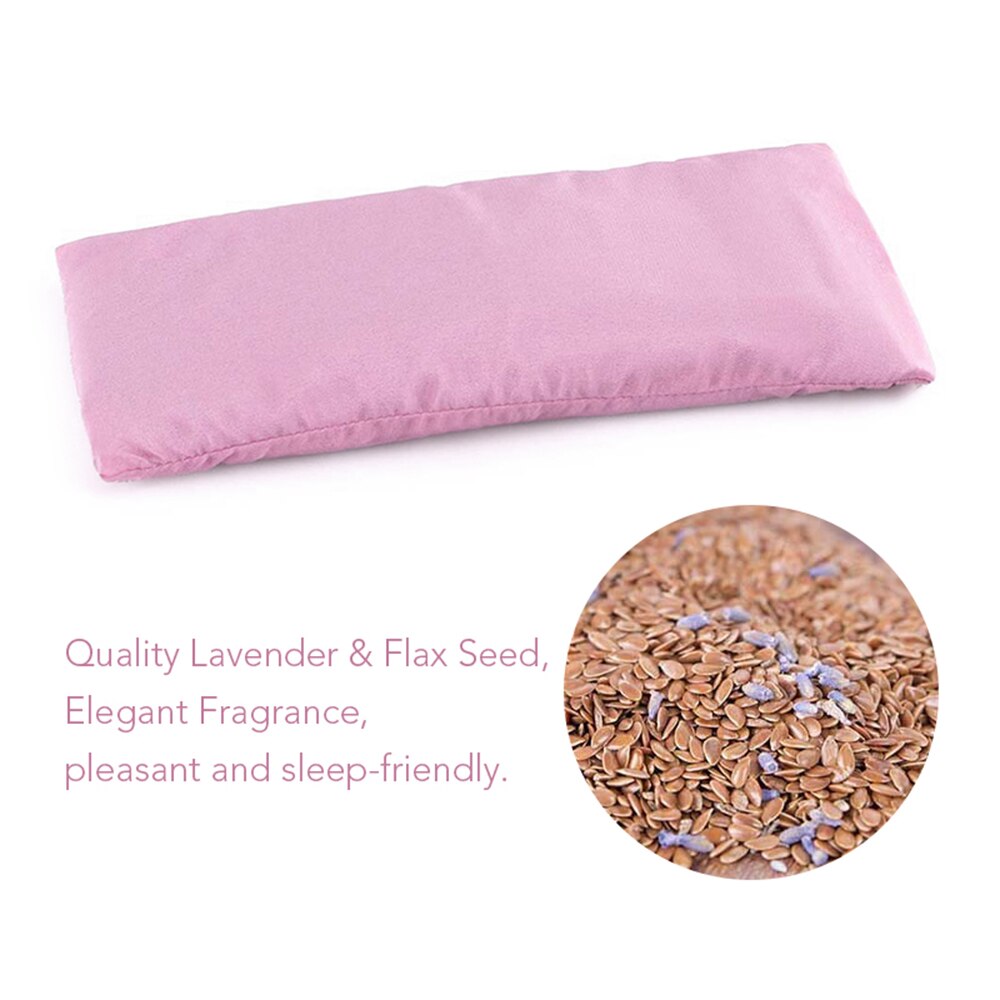Yoga Eye Pillow Dark Circle Silky Eye Pillow Lavender + Flax Seed Filled Perfect For Yoga Natural Sleep Aid Anxiety Relief