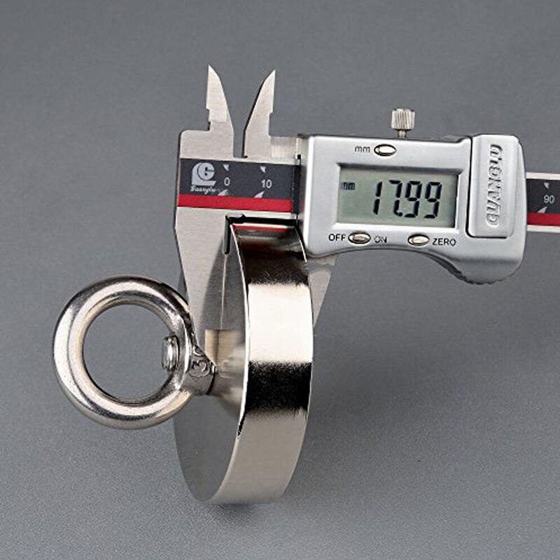 700Kg Hoge Magneet Sterke N52 Krachtige Neodymium Permanente Magneet Magneten Vissen Magneet Met Ring Magnetische Materiaal Base