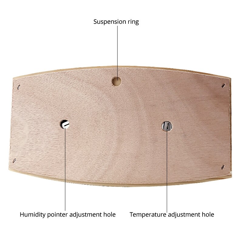 Sauna-Thermometer Humidity-Temperature-Measurement Dial Indoor-Room-Accessory Wood