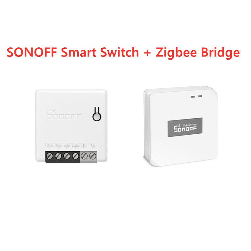 SONOFF ZB MINI Zigbee DIY Smart Switch Two Way Switch APP Remote Control Works With SONOFF ZB Bridge Alexa Google Home Durable: 1set