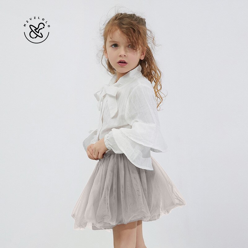 Filles tutu jupes pettijupes enfants ballet danse effectuer costume de fête enfant en bas âge jupe: light grey / 130cm