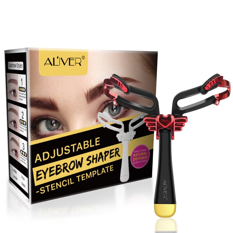 réutilisable réglable sourcil pochoir maquillage Shaper yeux sourcils maquillage modèle modèle sourcils carte StylingTools sourcils pochoirs